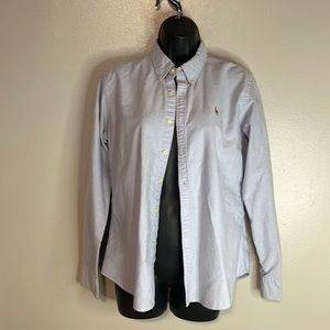 Ralph Lauren Women’s Button Down Shirt size 12 Slim Fit in great condition